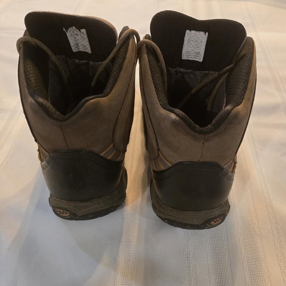 Oboz Bridger Mid B-DRY Hiking Boots Men's 11 Brown Black Leather Waterproof - Picture 6 of 9